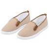 Collections Etc Striped Side Stretch Sneakers - 2 of 4