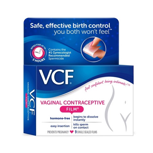VCF Contraceptive Films - 9ct - image 1 of 4
