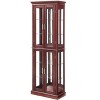 Okak Diapaly Cabinet, Curio Cabinet with 6 Adjustable Shelves and Tempered Glass Doors, Tall Cabinet for Living Room, Bedroom - 4 of 4