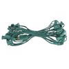 Northlight 25' Green C7 Christmas Light Socket Set - 18 Gauge Green Wire - 2 of 2
