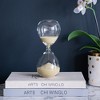 TopComfy Decorative Object Ferdinand 30 Minute Hourglass Set of 2 for Contemporary Home and Office Decor, Beige, 6"*3"*8" - 3 of 4