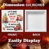 Let's Bake Gingerbread Wooden Sign, Indoor Christmas Decor for Table or Shelf, 5 x 5 Inch - 4 of 4