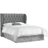 Skyline Furniture Tufted Woven Upholstered Wingback Headboard - 3 of 4