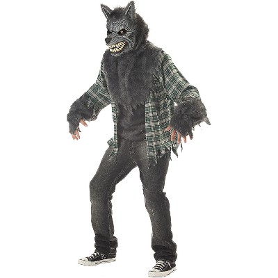 California Costumes Mens Tattered Shirt Werewolf Costume - Large - Gray