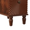 LIVAREEmlen 2 Drawers Modern Sofa Side Table, Narrow Side Table, Slim Nightstand for Living Room, Bedroom - 4 of 4