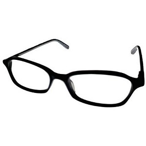Jones New York J220 49mm Unisex Acetate Rectangular Designer Eyeglasses OR Blue Light Filter OR Reading Glasses in Black - 1 of 4
