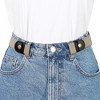 INSPIRE CHIC Women's No Buckle Invisible Elastic Snap Button Belts for Jeans Pants - 4 of 4
