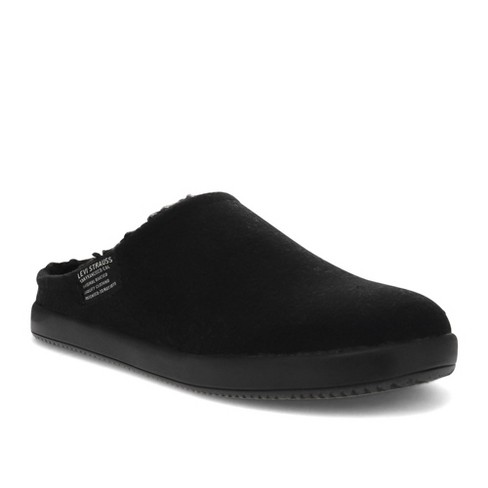Levi's Womens Tiffanie Wool Clog House Shoe Slippers, Black, Size 8 : Target