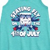 Girls' - SpongeBob SquarePants - Fly on The 4th of July Graphic Sleeveless Aline Dress - 2 of 4