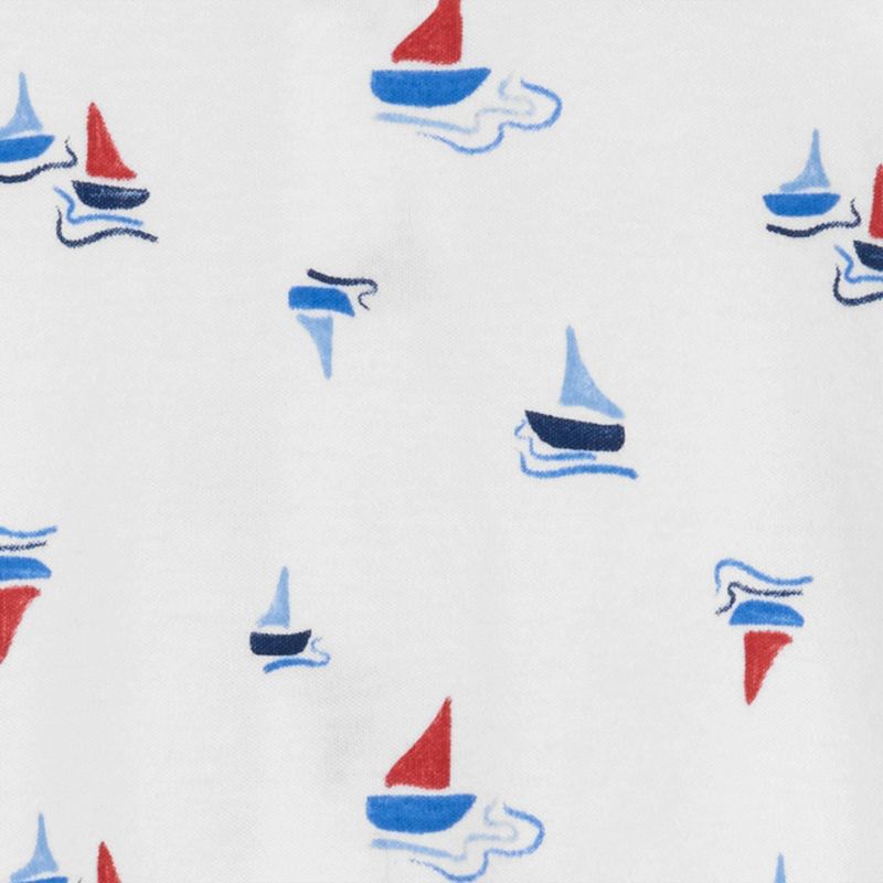 Carter&#39;s Just One You&#174;️ Baby Boys&#39; Sailboats Sleep N&#39; Play - White, 4 of 5