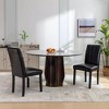 VECELO Upholstered Dining Chairs Parsons Chairs Modern Armless With High Back Wooden Legs for Kitchen/Living Room Set of   2 / 4 / 6 - 4 of 4