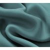 RT Designer Collection Anchorage Blackout Grommet Luxurious Modern Design Curtain Panel 54" x 95" Turquoise - 4 of 4