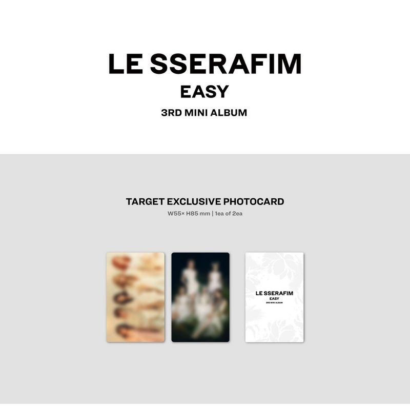 LE SSERAFIM - EASY (Target Exclusive, CD), 3 of 4