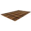 Entryways 36"x24" Fine Plaid All-Natural Coconut Fibers Door Mat Black and Natural - 2 of 3