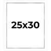 PosterPalooza | Modern Shadow Box 1" Depth White Picture Frame - UV Acrylic, Backing, Hanging Hardware - 2 of 4