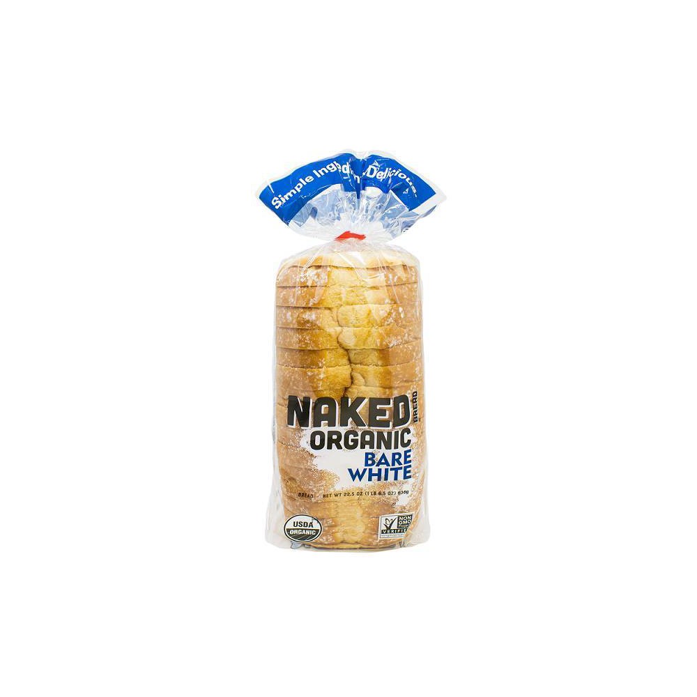 Franz Naked Organic Bare White Bread - 22.5oz