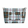Pavilion Gift Company - Slate Sky - 18" x 11" Laser Cut Plaid Tote - Handbags - 4 of 4