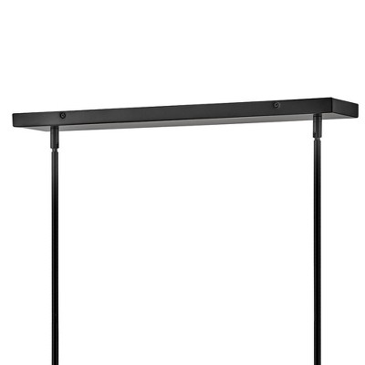 Black Mid-Century Modern 16-Light Sputnik Chandelier