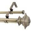 Urbanest Pila Manhattan 1-inch 5-8 inch Double Drapery Curtain Window Rod Set - 4 of 4