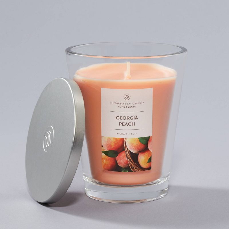 11.5oz Jar Candle Georgia Peach - Home Scents by Chesapeake Bay Candle, 5 of 9