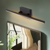 Rennnsan Molurea 23"W Hardwired Linear Aluminum Modern LED Dimmable Wall Sconce in Black - 2 of 4