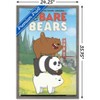 Trends International We Bare Bears - Key Art Framed Wall Poster Prints - 3 of 4