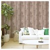 Reclaimed Wood Peel & Stick Wallpaper Brown - Threshold™: Removable, Self-Adhesive, Stain-Resistant, Washable - 4 of 4