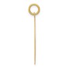 Black Bow Jewelry 14k Yellow Gold Happy Anniversary Circle Heart Pendant, 24mm - 2 of 4