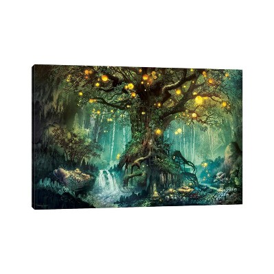 iCanvas Dimlight Forest by Ferdinand Ladera Canvas Print Wall Art