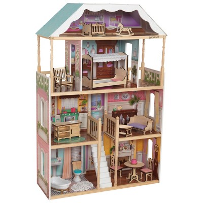 wooden dollhouse kidkraft