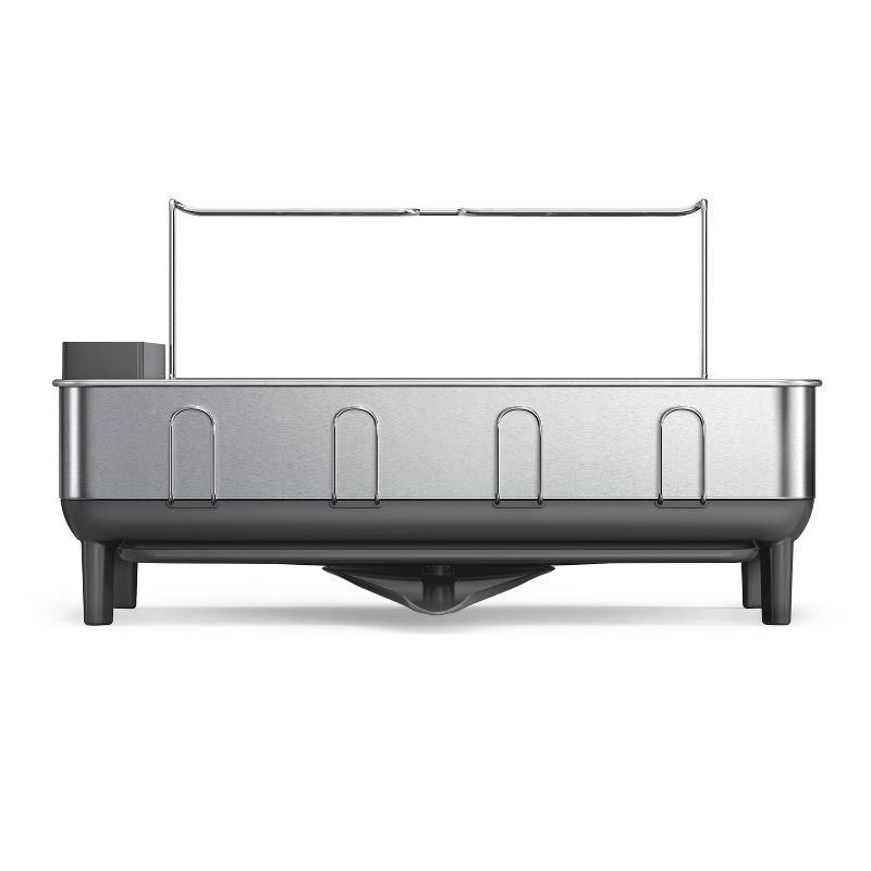 simplehuman Stainless Steel Frame Dish Rack Large Gray, 2 of 9