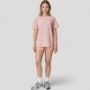 Anna-Kaci Active Women's Relaxed Fit Crew Neck T-Shirt with Short Sleeves and Soft Stretch Fabric for Everyday Comfort - 3 of 4