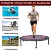 40 Inch Mini Exercise Trampoline for Adults or Kids - Indoor Fitness Rebounder Trampoline with Safety Pad - 4 of 4