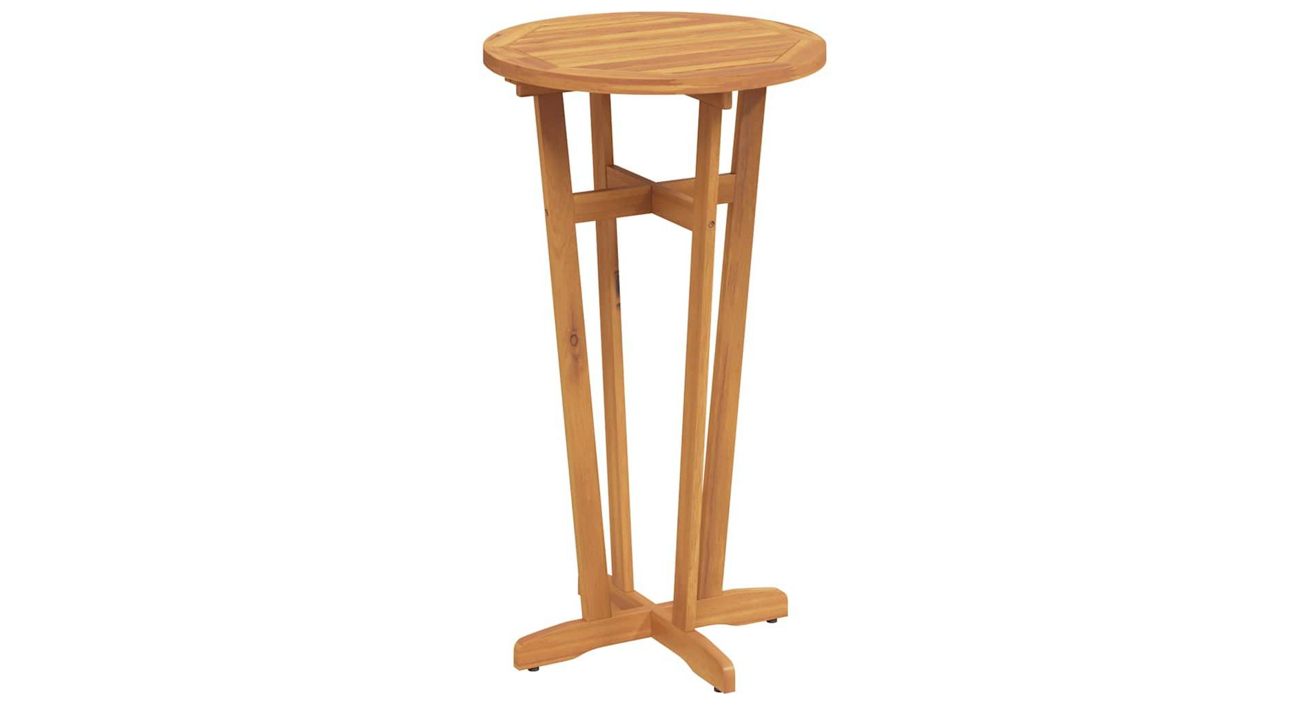 vidaXL Patio Bar Table 23.6"x41.3" Solid Wood Acacia
