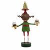 Lori Mitchell 8.0 Inch Patty Cake Christmas Desserts Baking Apron Figurines - 2 of 3