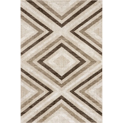 Nuloom Akari Transitional Diamond Pet Friendly Machine Washable Area Rug