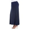 24seven Comfort Apparel Women's Plus Women's Maxi Skirt - 2 of 4