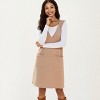 Anna-Kaci Women's Sleeveless V-Neck Shift Fashion Dress with Front Patch Pockets - 4 of 4