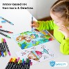 Ohuhu Markers for Adult Coloring Books No bleeding 60 Colors - Water-based Dual Tips Fineliner & Brush Drawing Pens Art Markers - Maui - Black - 4 of 4