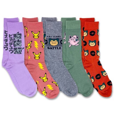 Pokemon Crew Socks - 5pk