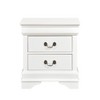NicBex Elegant Nightstand With 3 Drawers Wooden Bedside Table End Table for Bedroom, Living Room - 2 of 4