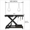 BENCMATE Pet Grooming Tool Professional Electric Lift Pet Grooming Table Adjustable, 264lbs Capacity, Non-Slip Surface, Black, 49.60"*26.00"*9.00" - 2 of 4