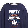 Boys' - Star Wars - Party Like A Rebel Long Sleeve Graphic T-Shirt - 2 of 4