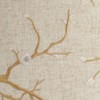 Springcrest Set of 2 Drum Print Lamp Shades Beige Plum Flower Medium 12" Top x 14" Bottom x 11" High Spider Harp Finial Fitting - 2 of 4