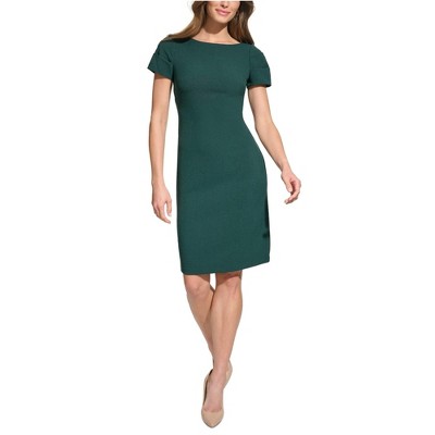 Vince Camuto Womens Solid Bodycon Dress