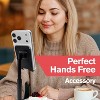 Vena Phone Stand Phone Holder for Desk, Cell Phone Stand for Desk, Anti-Slip Cell Phone Holder iPhone Stand Height Adjustable Desk Phone Stand, Black - 2 of 4
