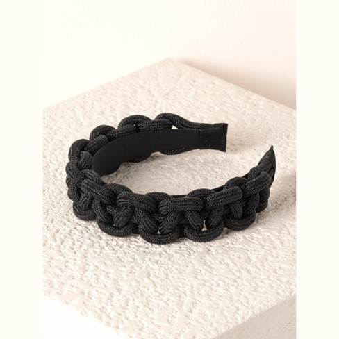 Shiraleah Braided Heabdand-Black - image 1 of 3