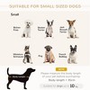 Sapphtopaz Modern Luxury Dog Bed with 3" Foam Soft Cushion Small Pet Bed with Hidden Storage & Arched Armrest Dog Supplies for Small Dogs - 3 of 4
