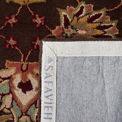 Elegant Heritage Blue Wool 27'' Tufted Runner Rug