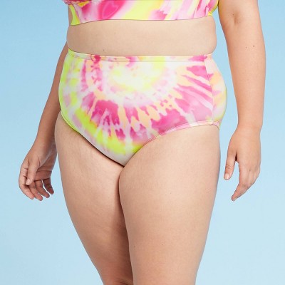 plus size pink bikini